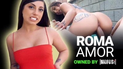 Mofos - Cute Brunette Teen with Big Ass Roma Amor Sucks & Fucks her Ex's Friend Outdoors